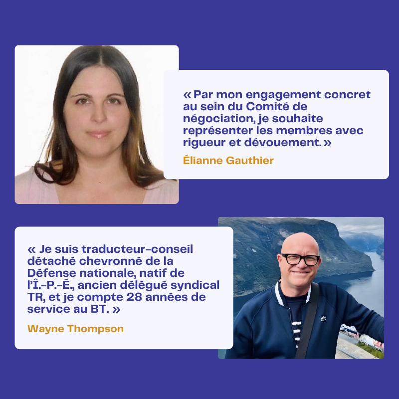 French Translation - Élianne Gauthier and Wayne Thompson